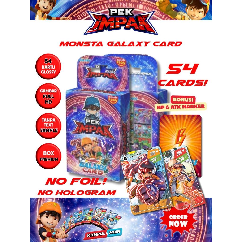 Kartu BoBoiBoy Pek IMPAK isi 54 card (NO FOIL/NO HOLOGRAM)