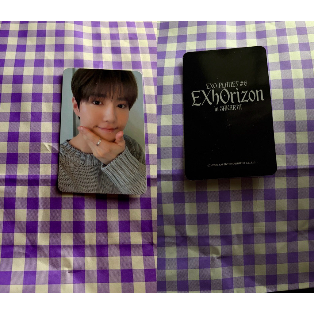 PHOTOCARD SUHO PC EXO BENEFIT EXHORIZON IN JAKARTA