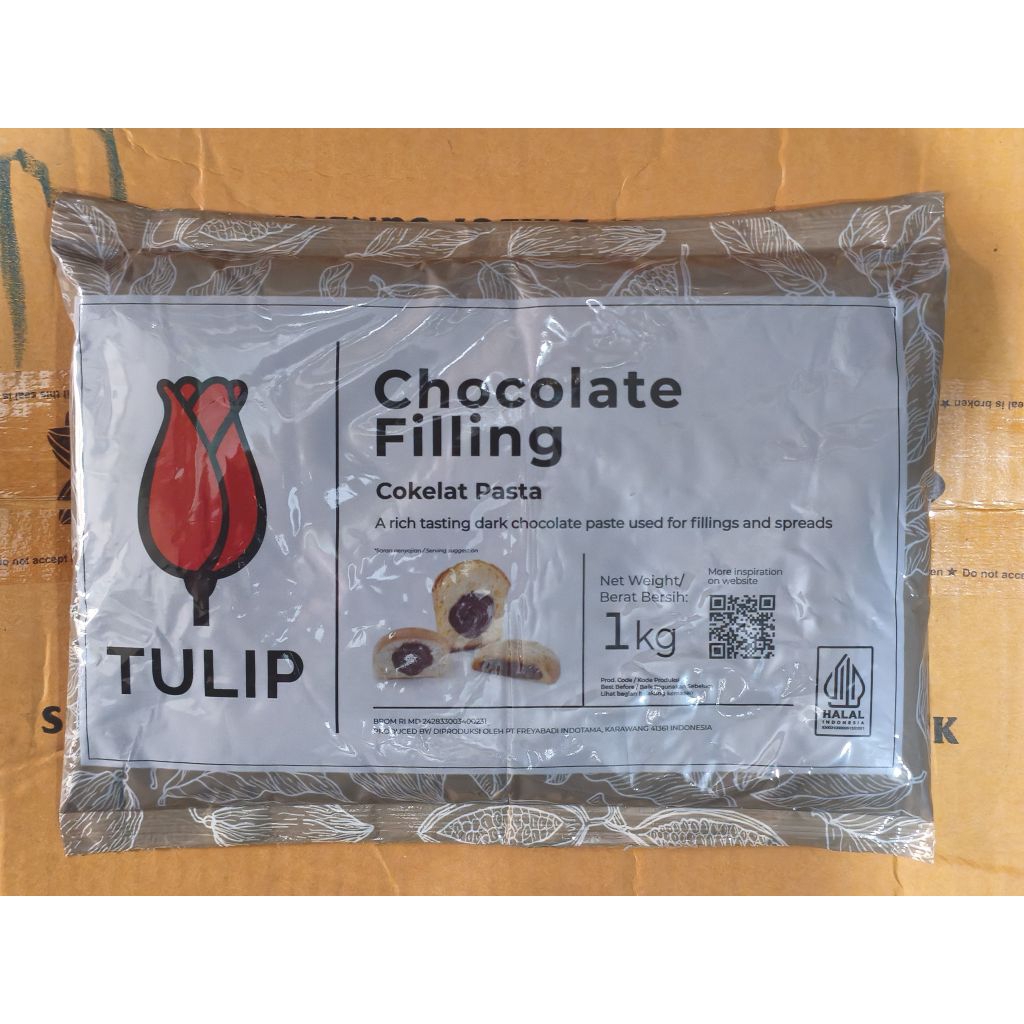 Tulip Chocolate Filling 1kg - Tulip Pasta Cokelat 1kg