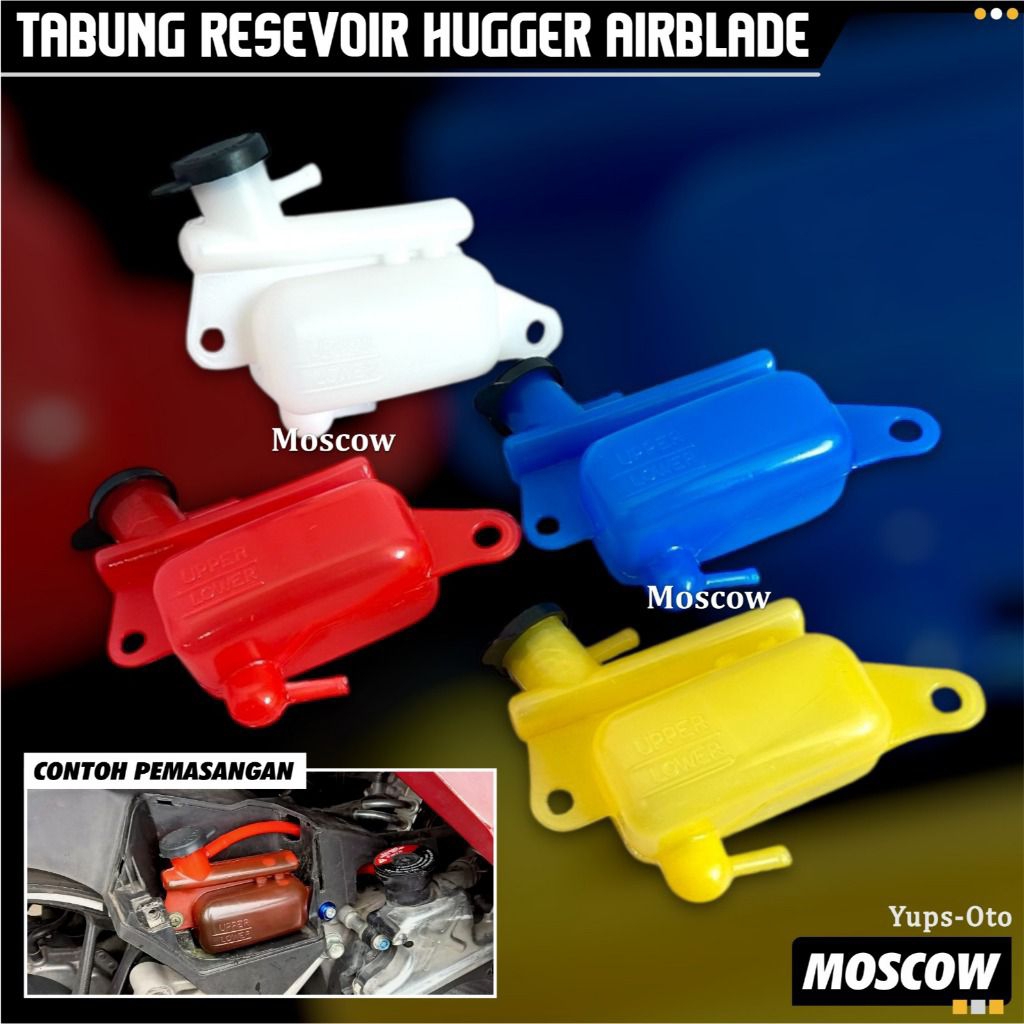 BOTOL TABUNG RESERVOIR HUGGER SPAKBOR AIRBLADE TABUNG AIR RADIATOR TABUNG RESERVOIR