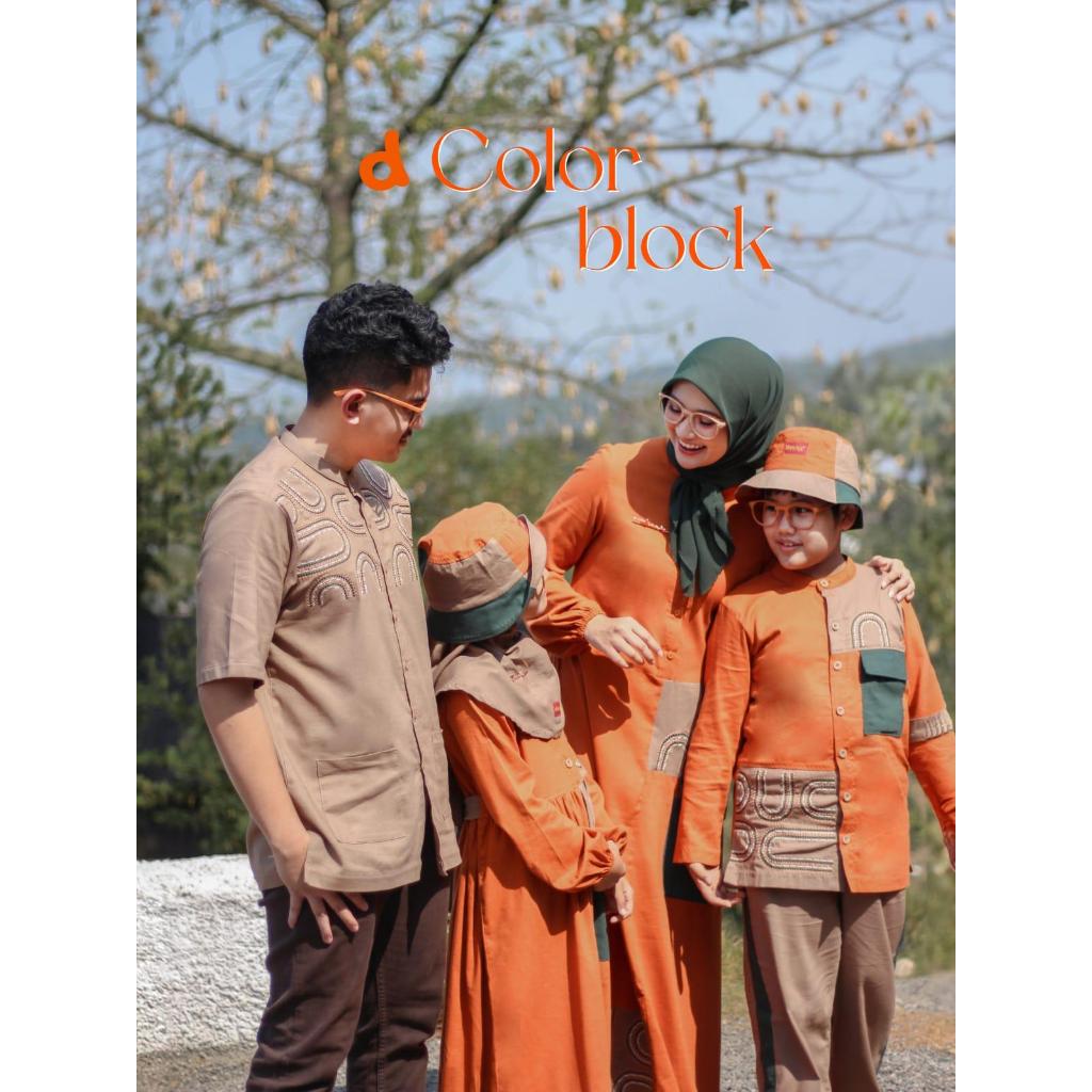 SARIMBIT DANNIS D'COLOR BLOCK BY DANNIS COLLECTION COUPLE KELUARGA