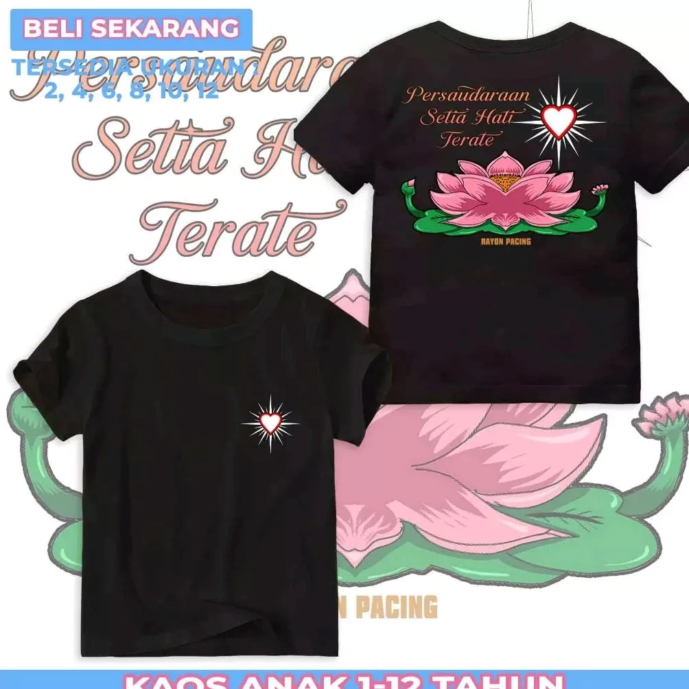 PERSAUDARAAN SETIA HATI TERATE (PSHT) RAYON PACING - DISTRO PREMIUM PSHT