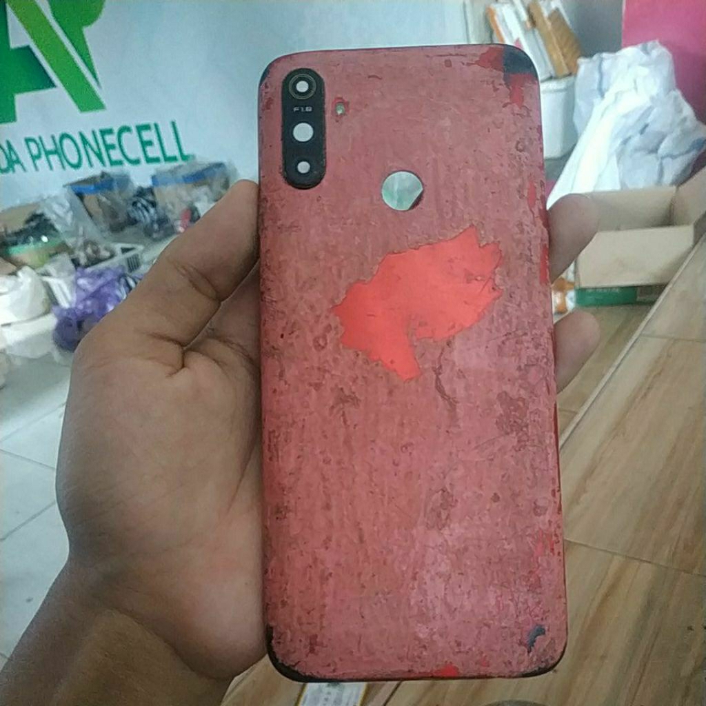 backdoor bekas realme c3 tanpa tombol fisik sesuai gambar
