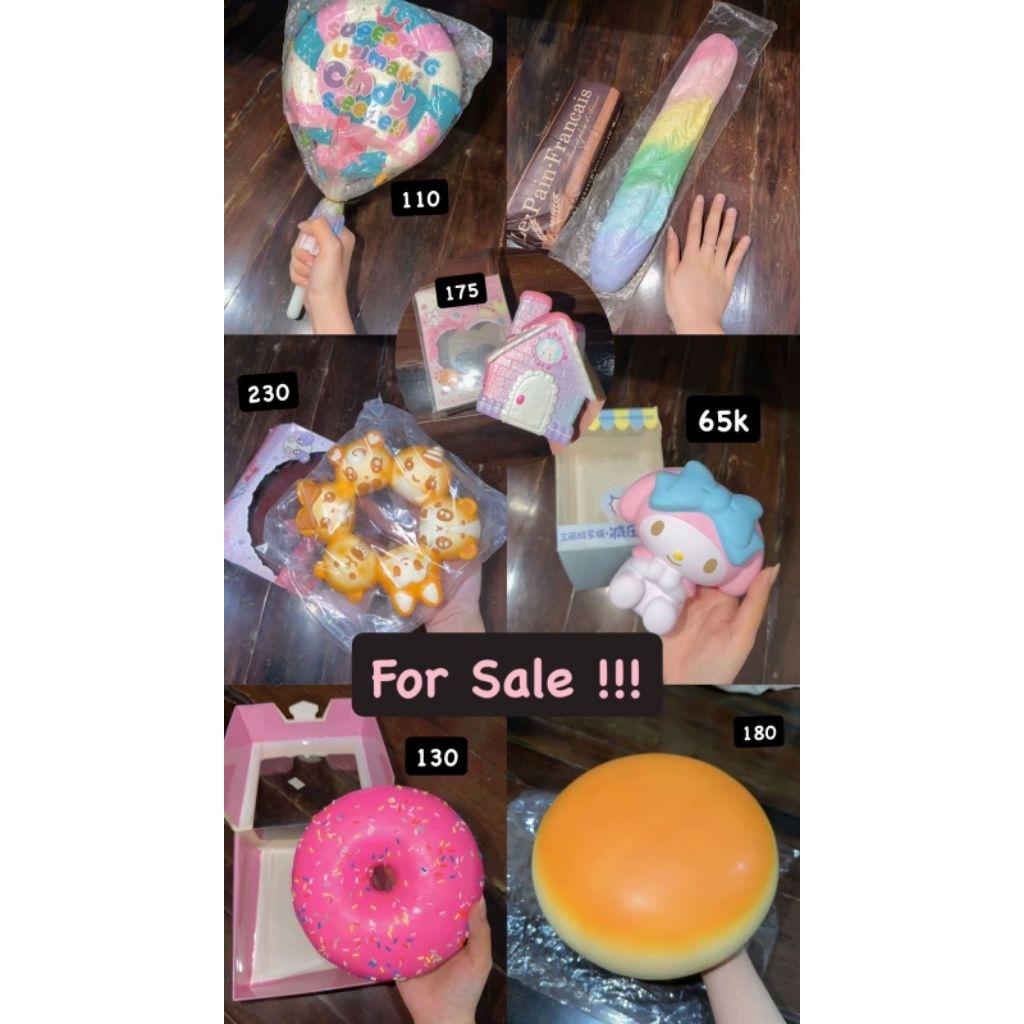 Jumbo squishy edition- Wreath bread ibloom le pain francais silly squishy donut my melody sanrio cut