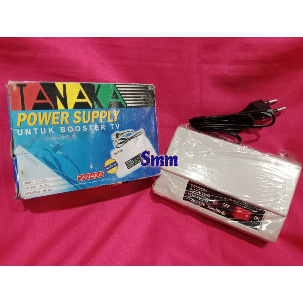 BOOSTER ANTENNA TANAKA TV/POWER SUPPLY UNTUK BOOSTER TV