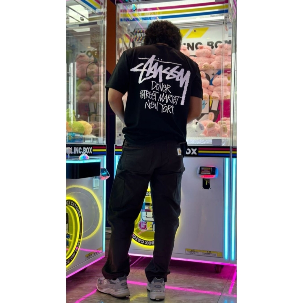 T'shirt unisex brand stussy replektif full tag label cotton combed 16s