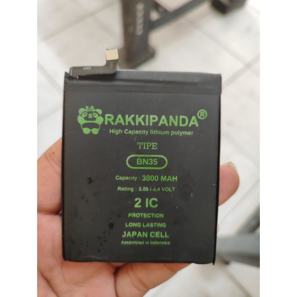 batre rakkipanda redmi 5 original seken