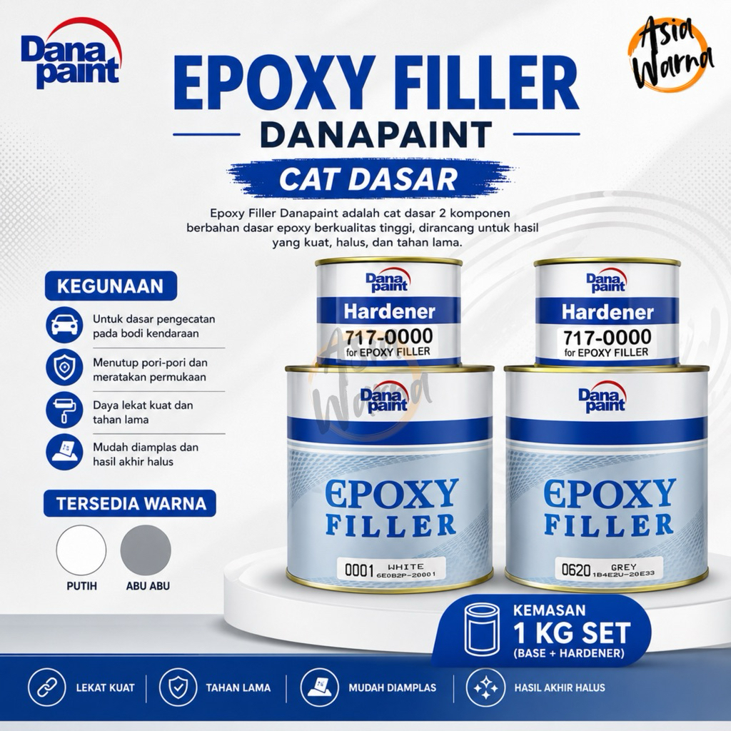 CAT DASAR EPOXY FILLER DANAPAINT 1KG
