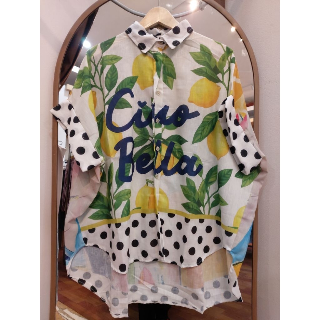 Bunaa kemeja Bigsize Qcumber motif