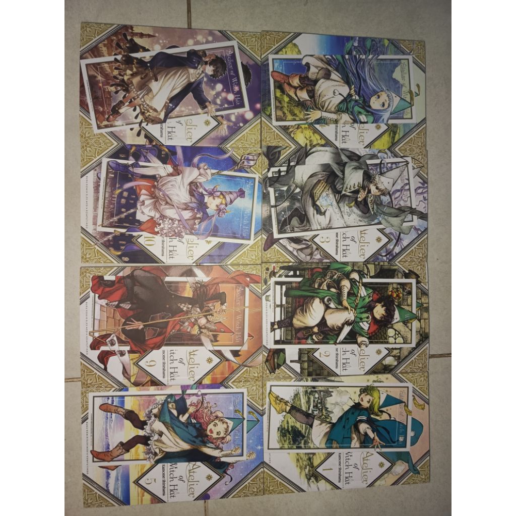 Manga Preloved Atelier of Witch Hat 1 Set Original (Include Bookmark)