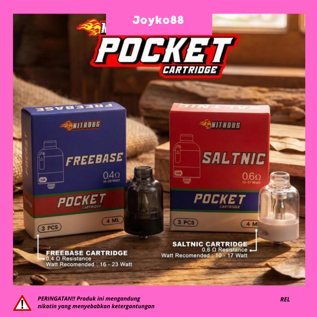 NITROUS POCKET CARTRIDGE BY KOKO SARANG 100% AUTHENTIC