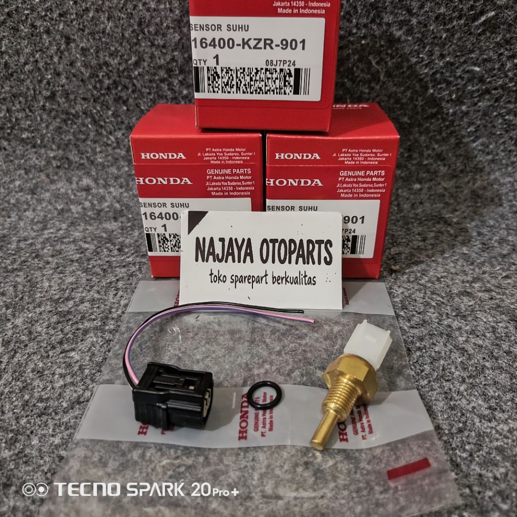 SENSOR SUHU/ECT PLUS SOKET VARIO 125 KZR BOHLAM,VARIO LED OLD 125/150,VARIO LED NEW 125 HGP QUALITY