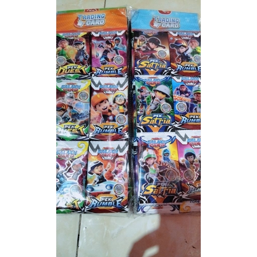 kartu boboiboy galaxy/trading card boboiboy/kartu boboiboy new
