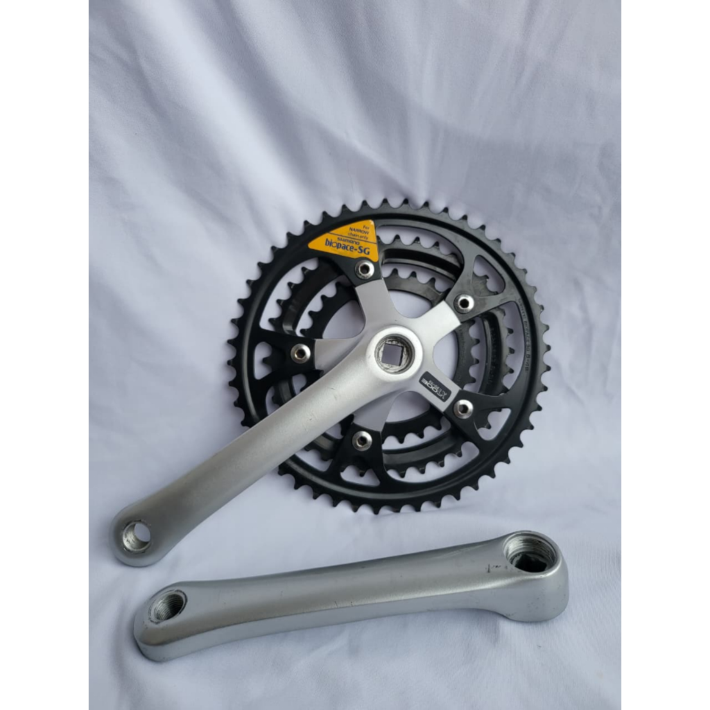 Crank Shimano Oval Exage LX300 FC M300 VIA JAPAN 3 Speed biopace - SG