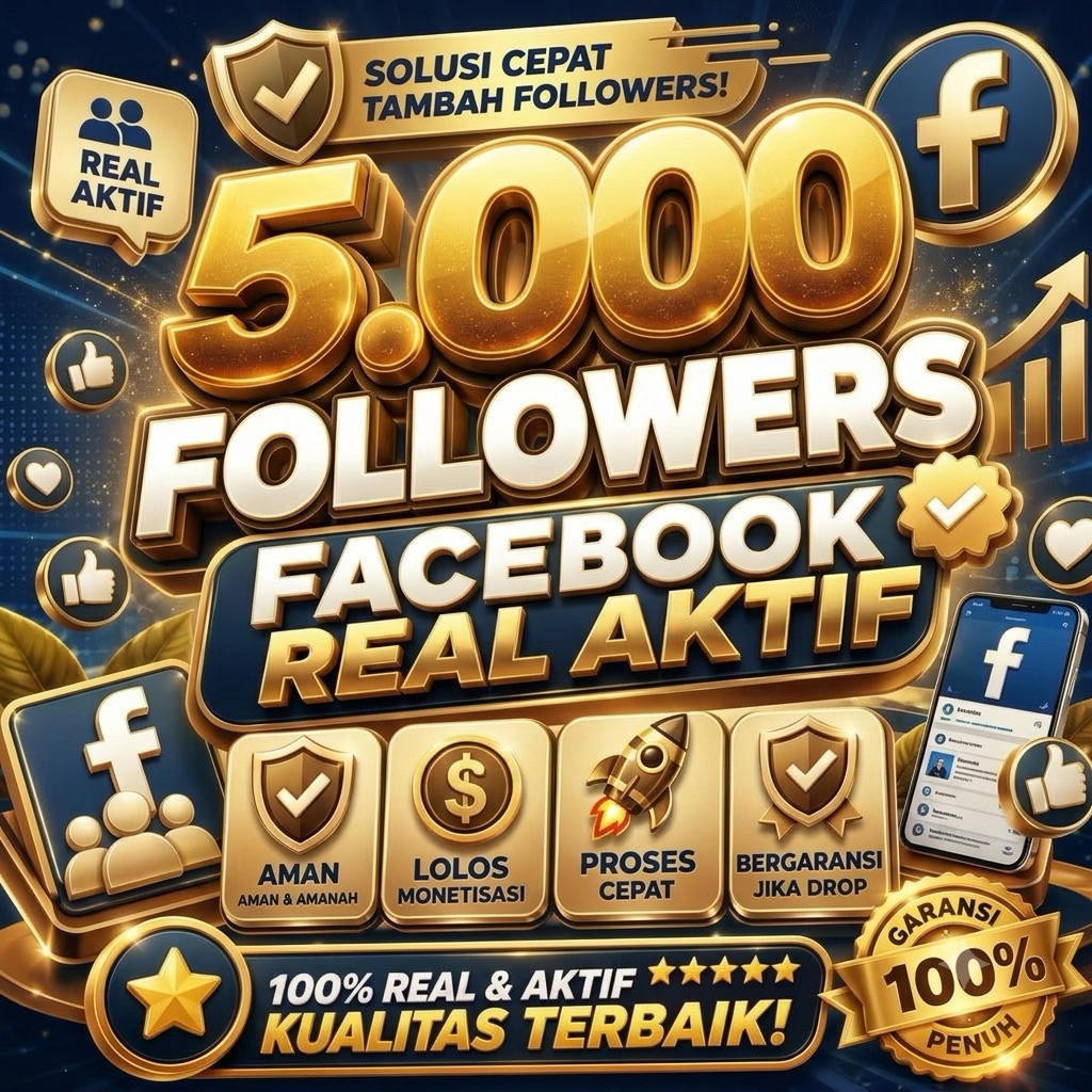FollowerFB Aktif Real Bergaransi