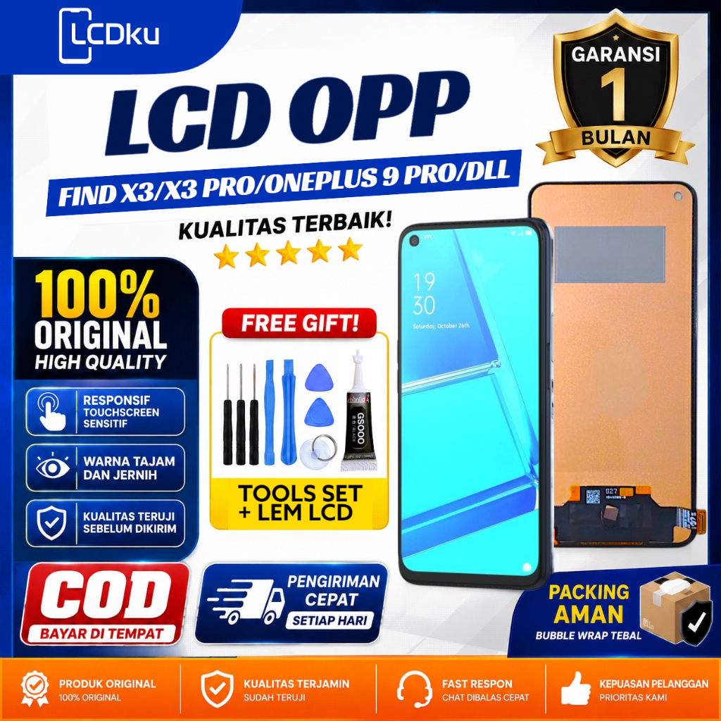 LCD OPPO FIND X3 / FIND X3 PRO / ONEPLUS 9 PRO / ONEPLUS 10 PRO / ONEPLUS 11