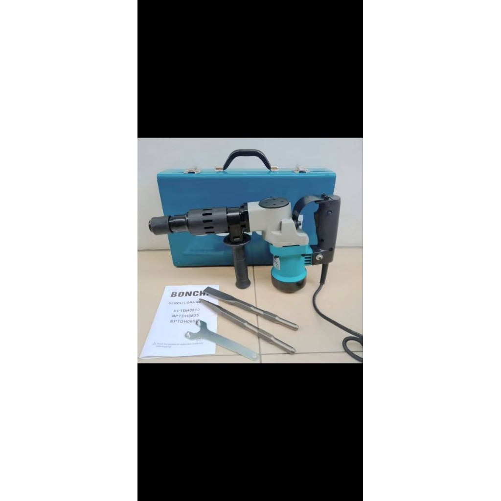BONCHI Demolition Hammer / Jack Hammer – Mesin Bobok Beton Powerful & Tahan Lama