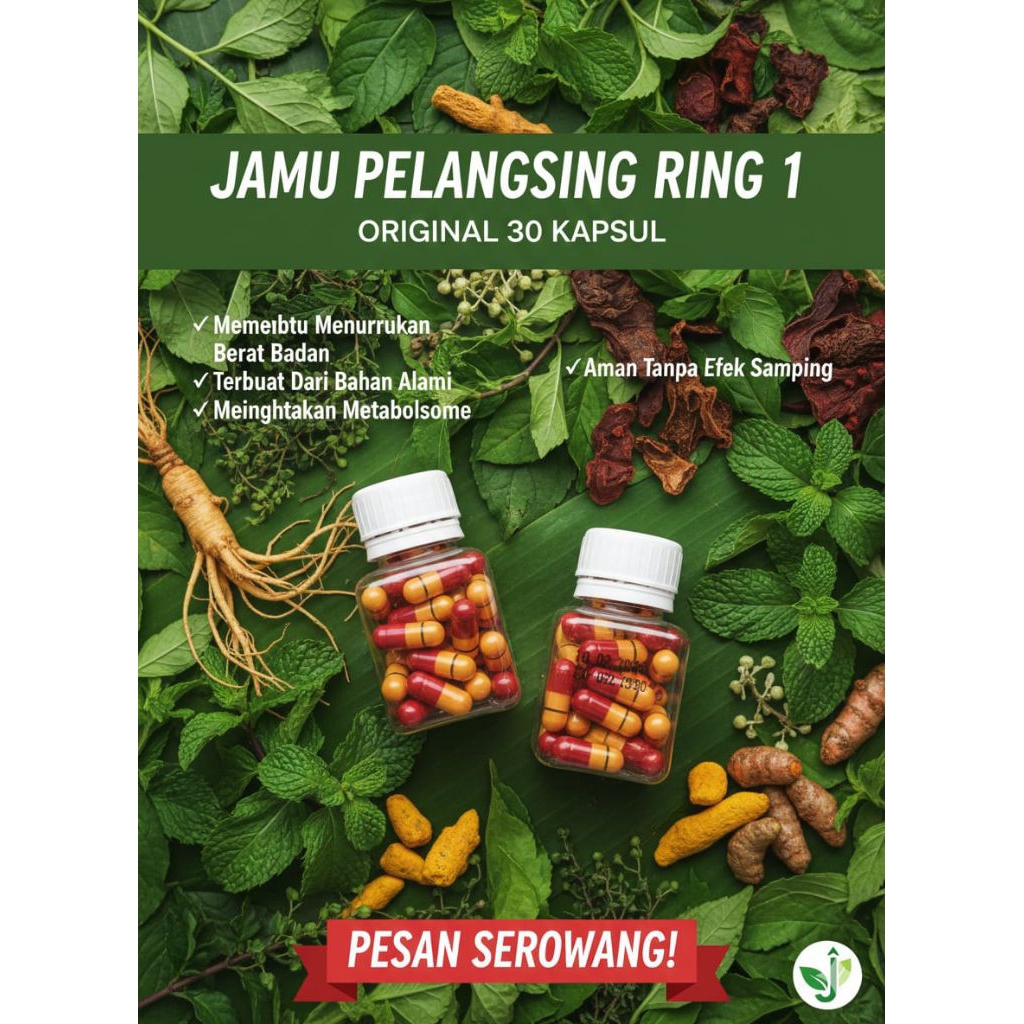 KJP PElANGSING SERASI NON LABEL / HERBAL PELANGSING KAPSL ORIGINAL ring1