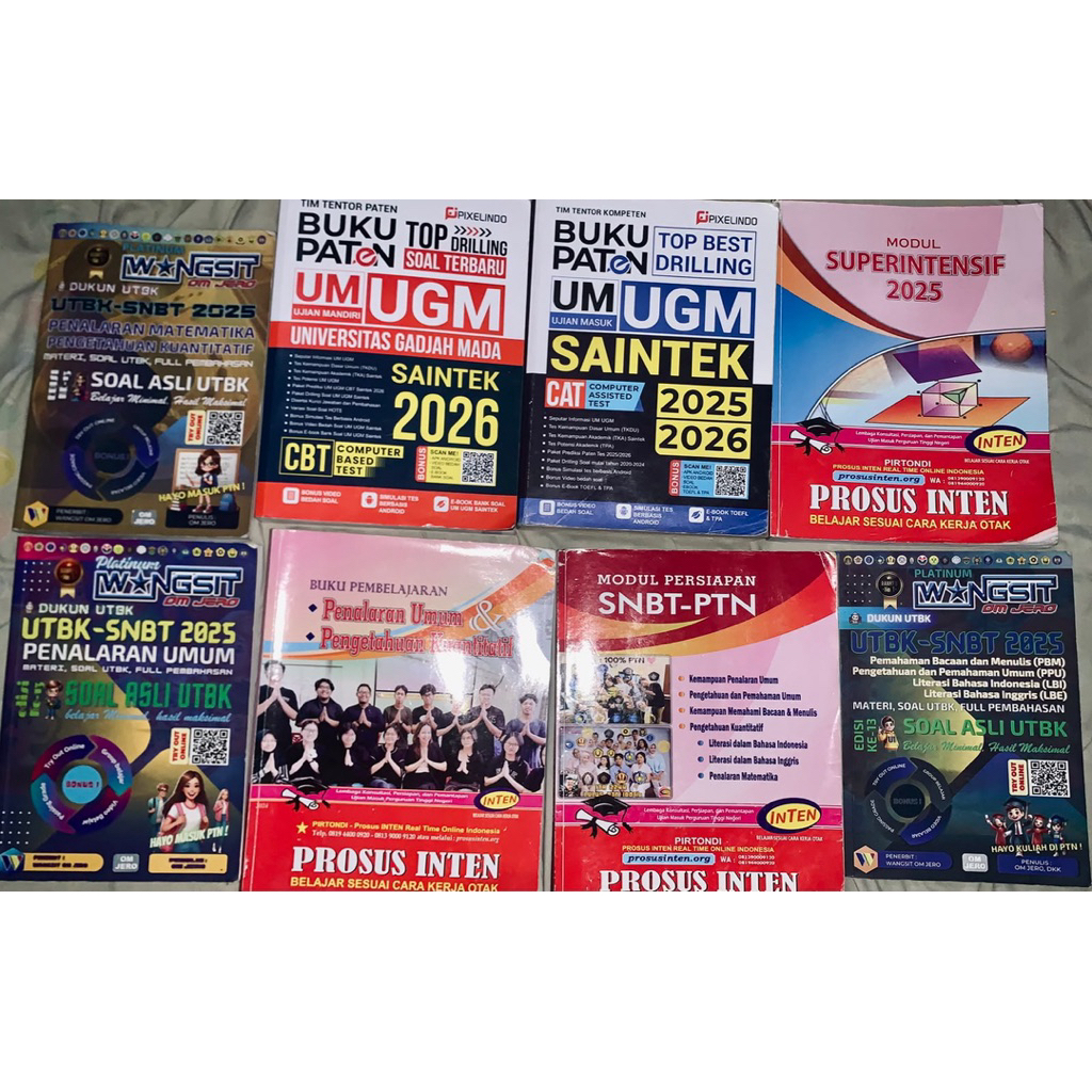 BUKU PERSIAPAN SNBT INTEN, WANGSIT OM JERO, PATEN UGM 2025&2026