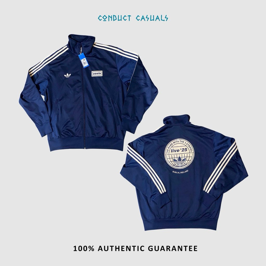 Adidas X Oasis Dublin Tracktop Navy Limited Edition Original