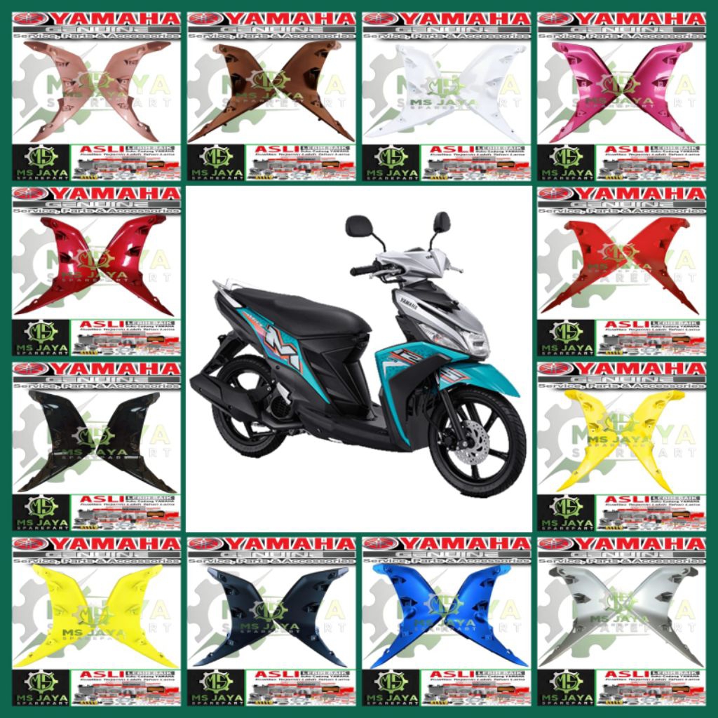 COVER PANEL SAYAP DEPAN MIO M3 KANAN KIRI ASLI ORIGINAL YAMAHA 2PH-F835U-00 2PH-F835V-00