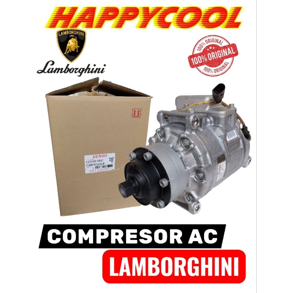 Compresor kompresor AC Mobil Lamborghini Denso Asli Original