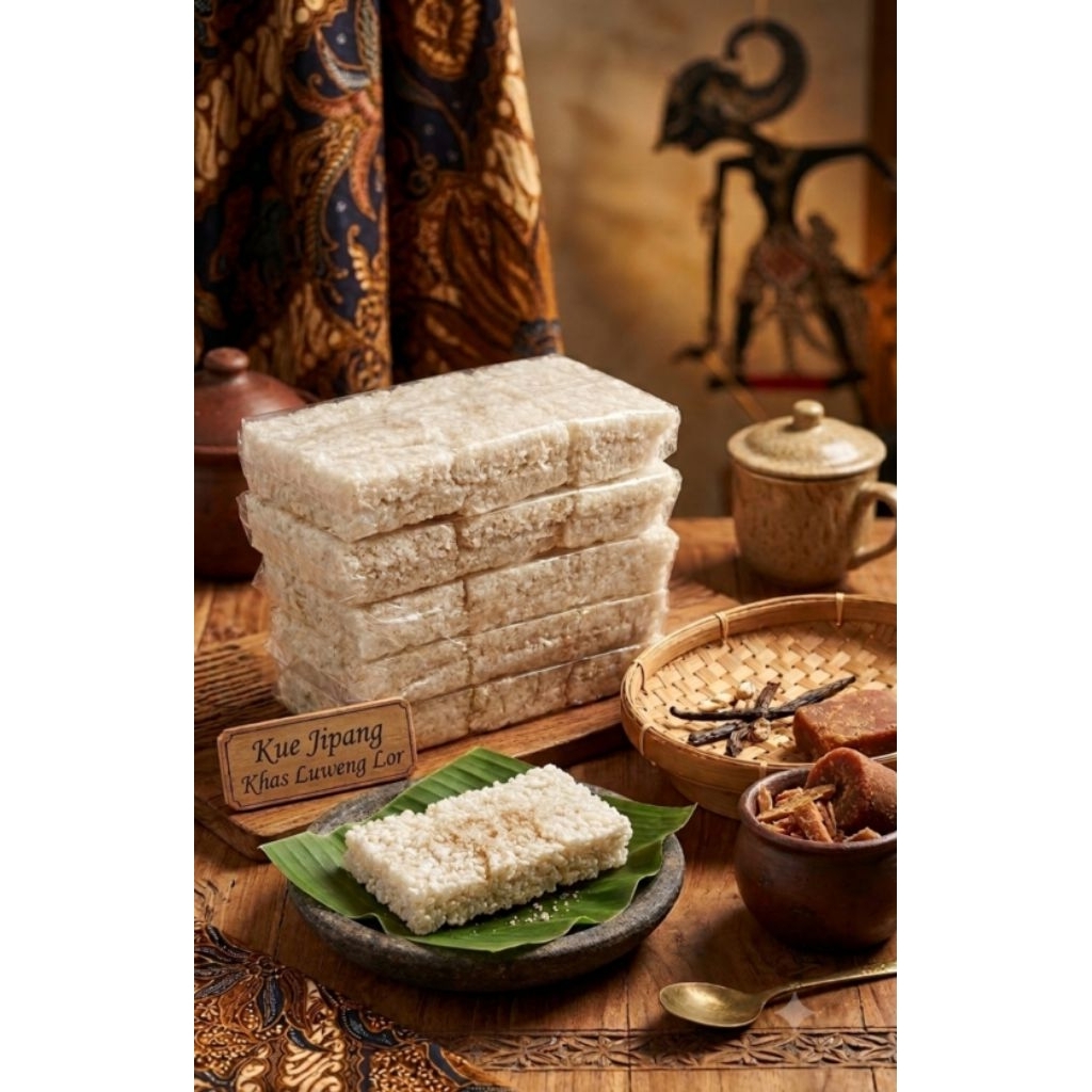 Jipang Beras Ketan Premium Khas Purworejo - Camilan Tradisional isi 12pcs