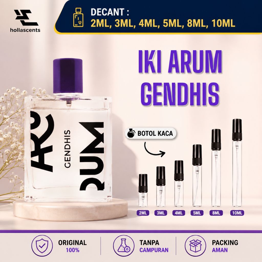 DECANT PARFUM GENDHIS IKI ARUM FOR WOMEN
