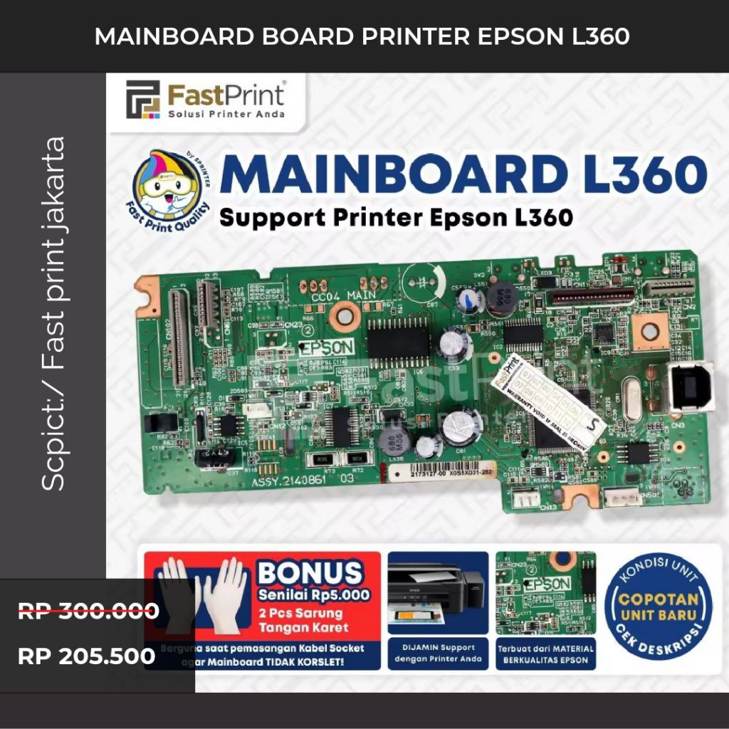 Promo Mainboard Board Printer Epson L360