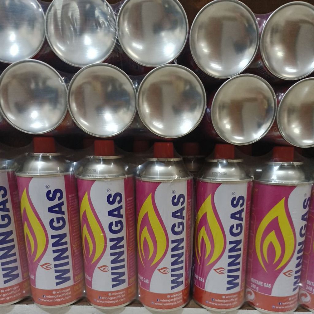 WINN GAS 240g / BUTANE GAS / Tabung Gas Portable / Gas kompor portable / Tabung Gas Kecil