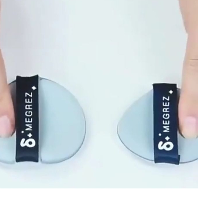 Spons Bedak Tabur Bentuk Bulat Beauty Powder Puff Foundation Makeup Sponge Cushion