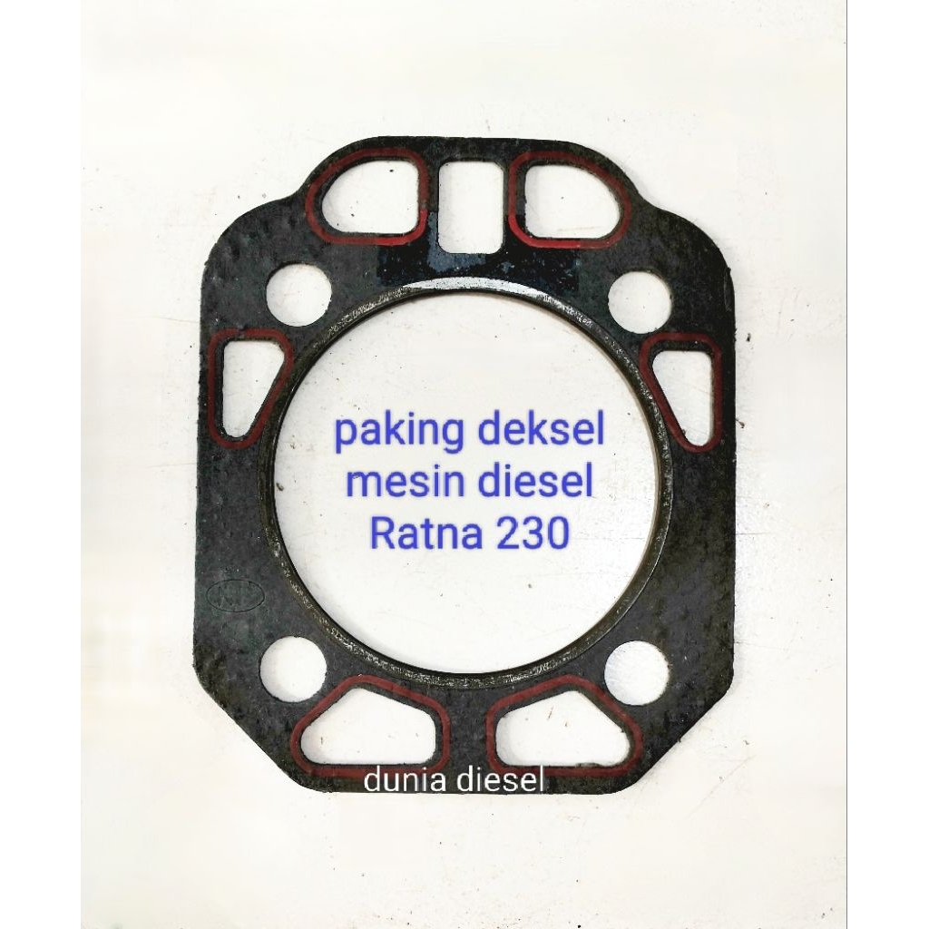 paking deksel Ratna diesel R230 mesin diesel ratna r230 gasket cylinder head