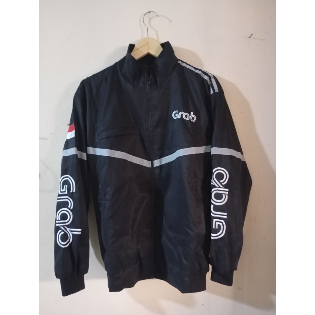 ( Bisa COD ) Jaket Grab Hitam | Jaket Ojol | Jaket Termurah