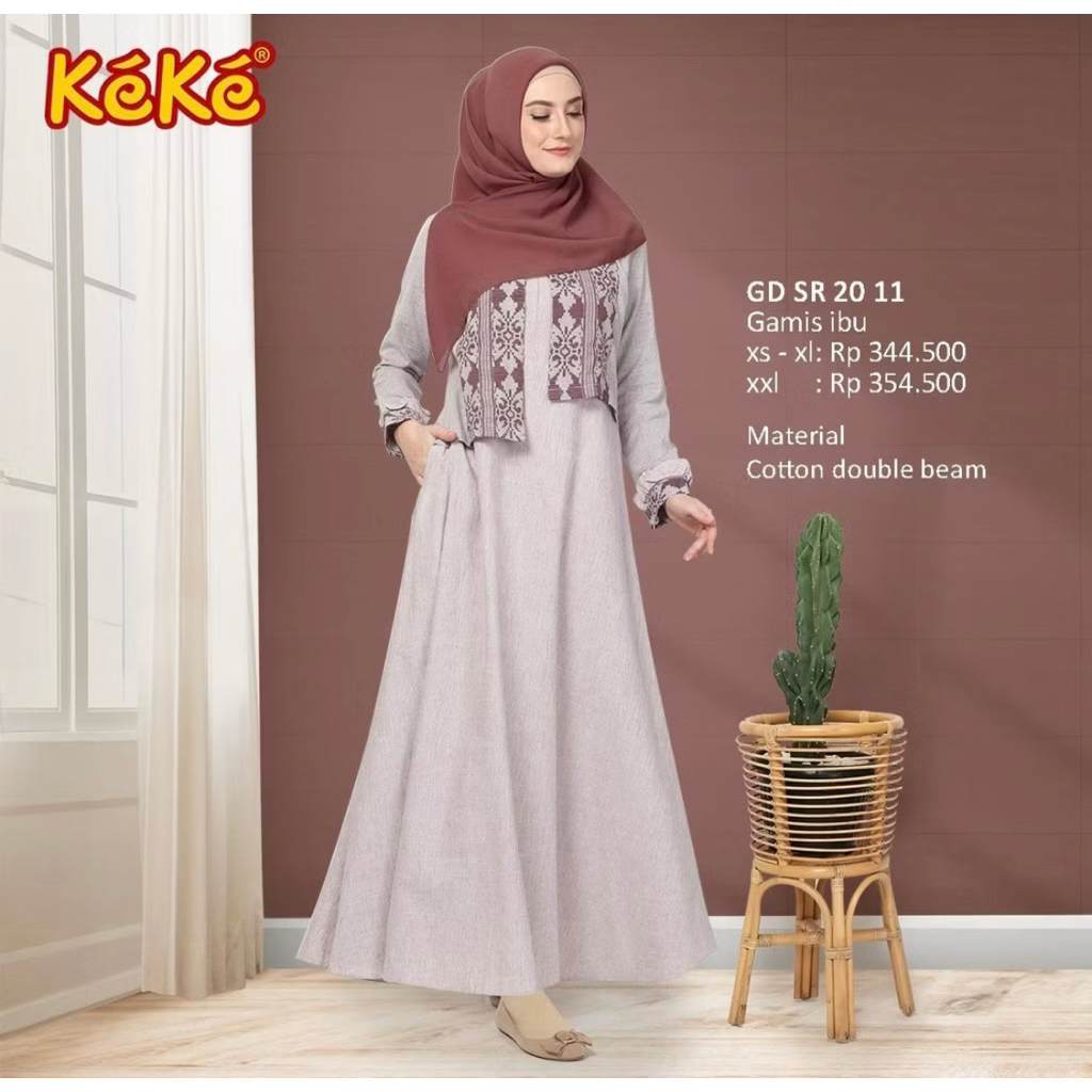 Preloved Gamis Sarimbit Keke