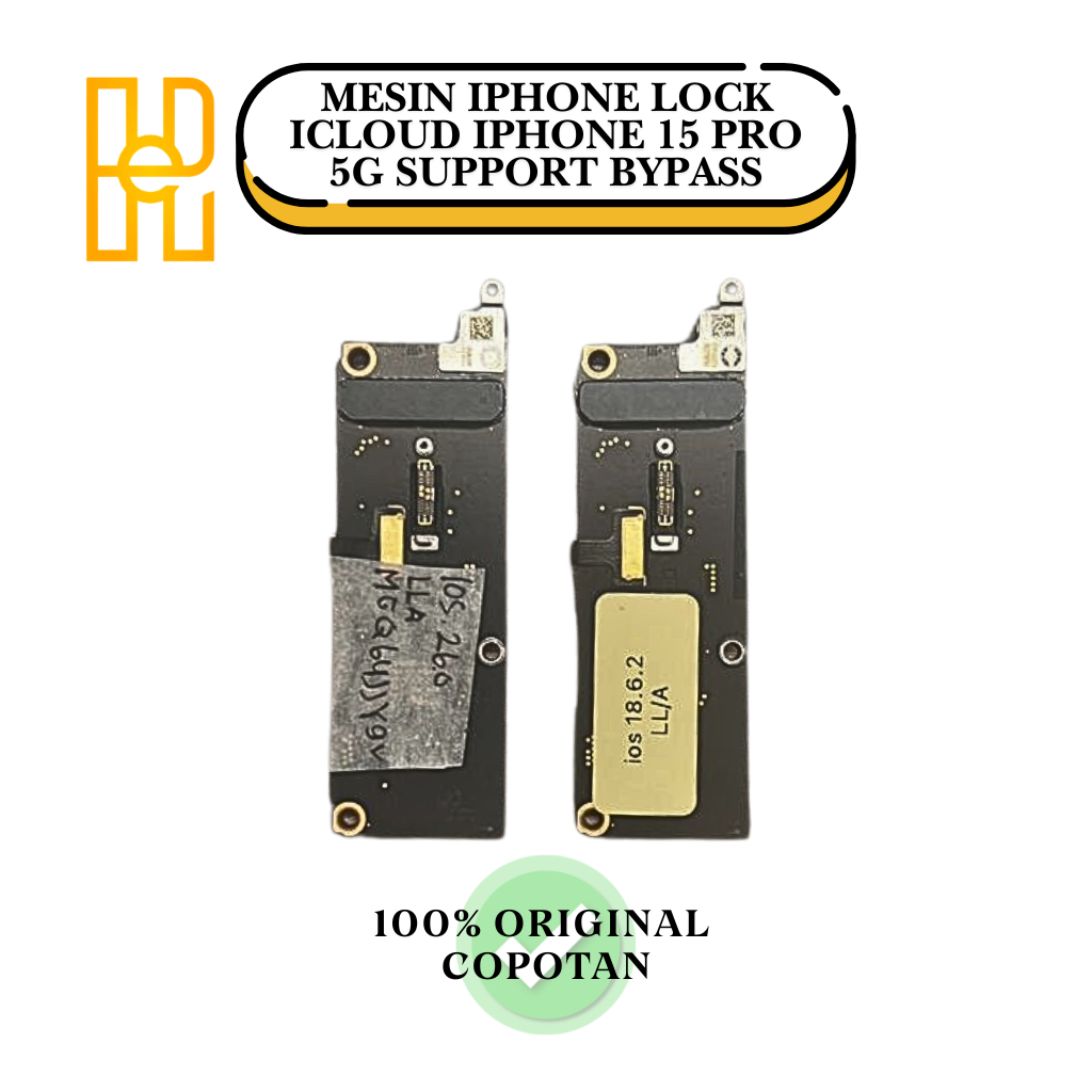 MESIN IPHONE LOCK ICLOUD IPHONE 15 PRO 5G SUPPORT BYPASS