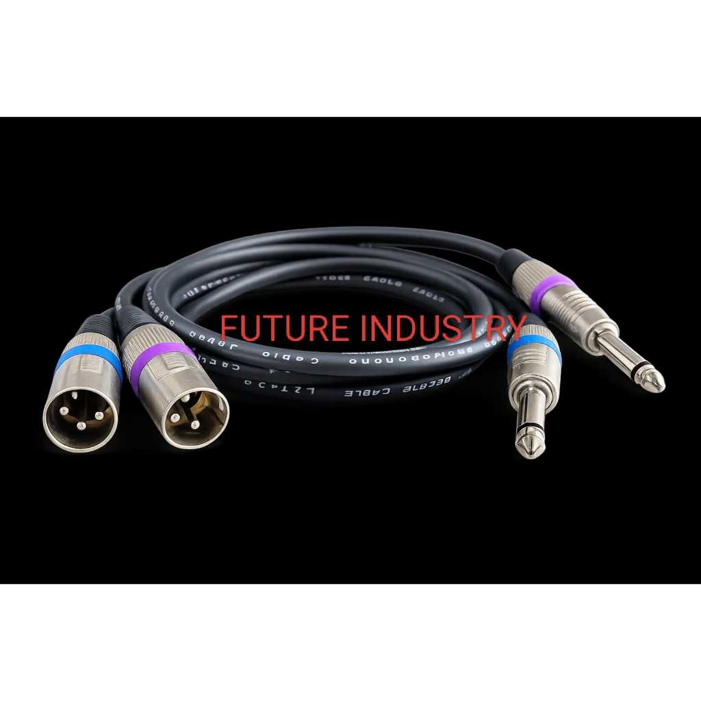 KABEL SOUND AUDIO CANON JACK TO AKAI JACK SEPASANG