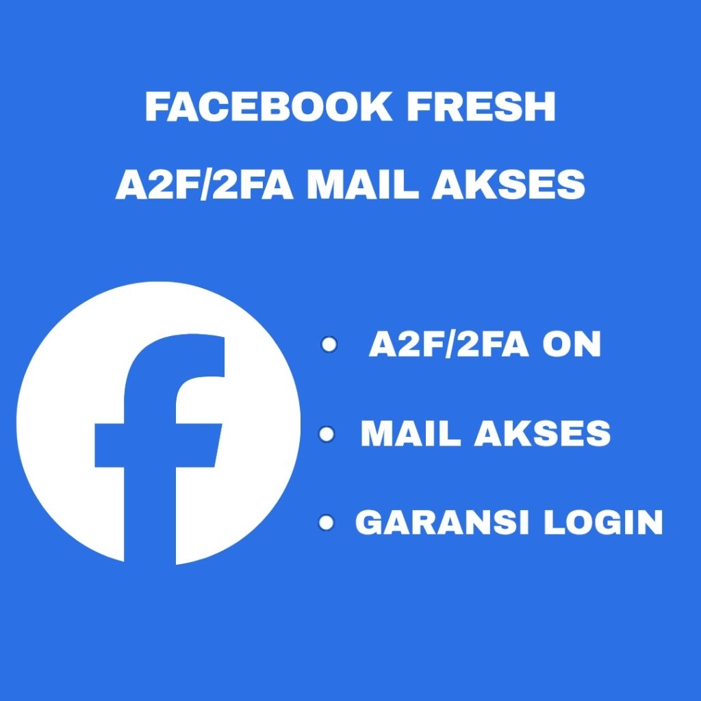 akun FB fresh a2f mail akses umur bulanan