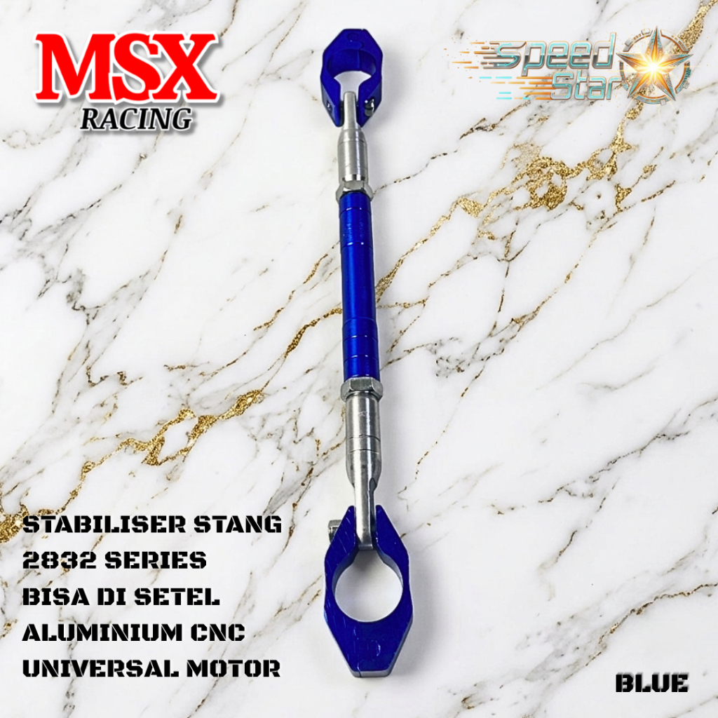 MSX Stabilizer Stang Universal Motor Matic Bebek 2832 Adjustable Aluminium CNC Racing