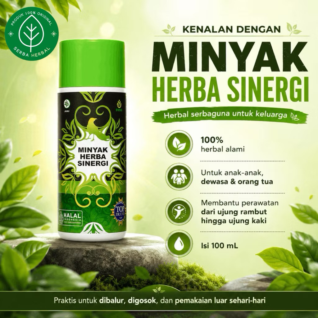 MINYAK BUTBUT SINERGI HPAI Minyak ButBut 100ml