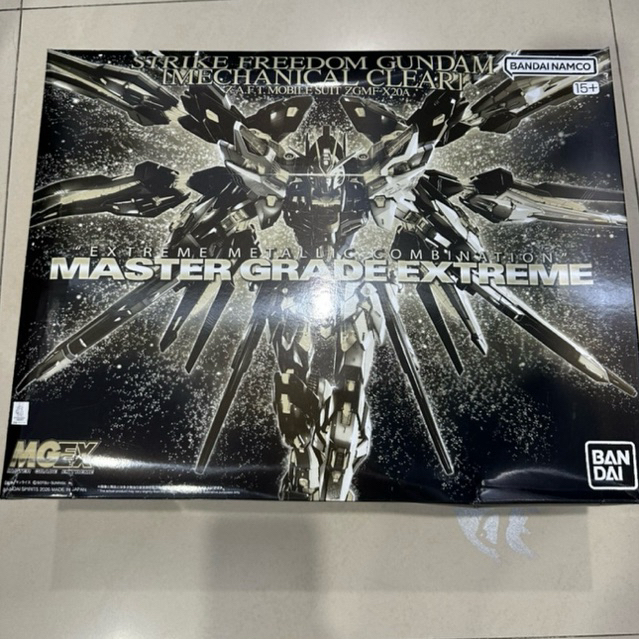 MGEX Strike Freedom Gundam Mechanical Clear Version Original Bandai