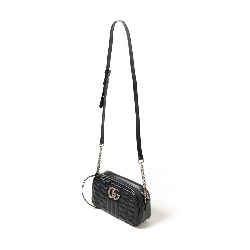 Tas GG MARMONT SHW BLACK CHAIN SHOULDER BAG 100% ORIGINAL