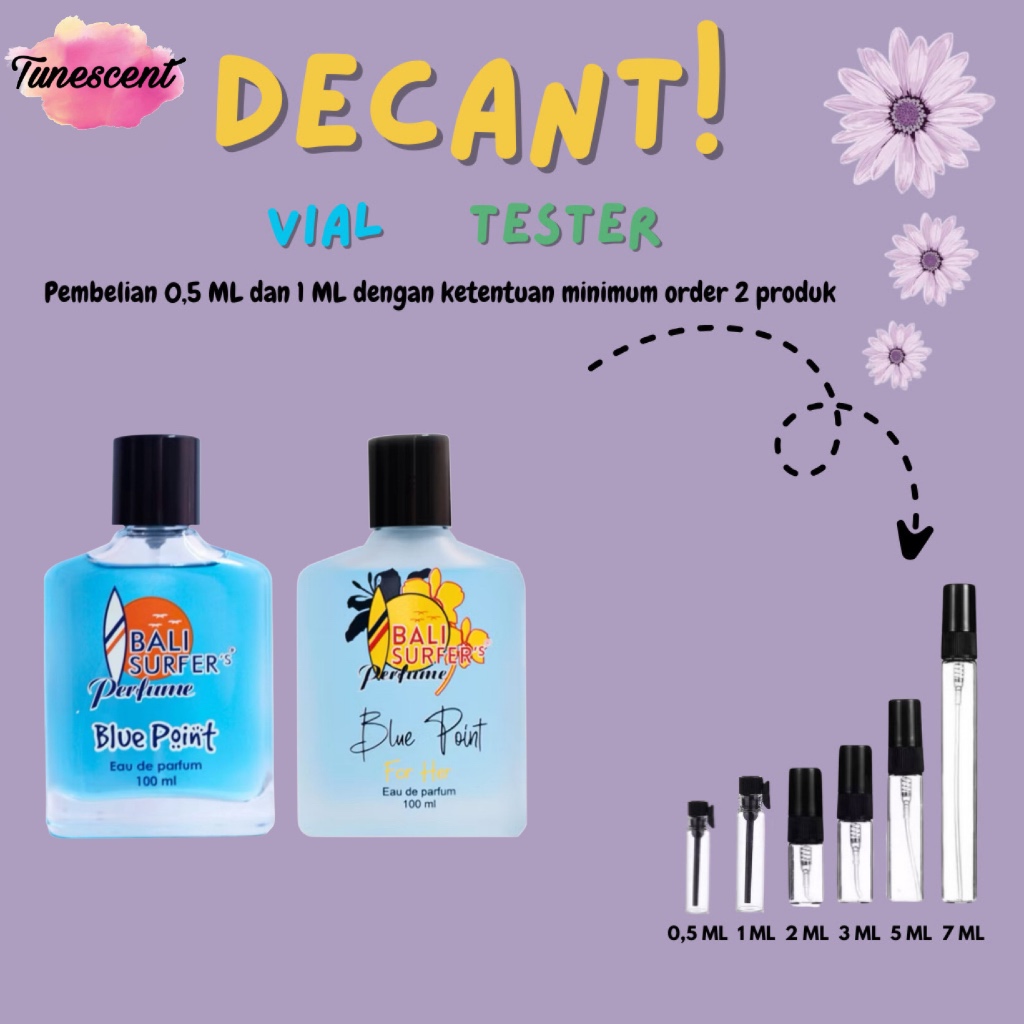 Decant Bali Surfer (Share in Bottle) - Blue Point for her , Blue Point