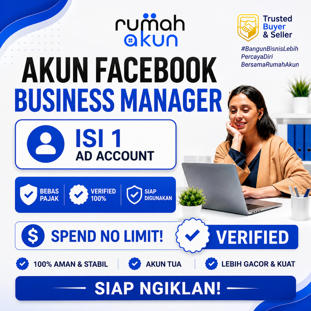 BM FACEBOOK META ADS VERIF NO LIMIT | ISI 1 AKUN IKLAN | BM VERIF KILAT