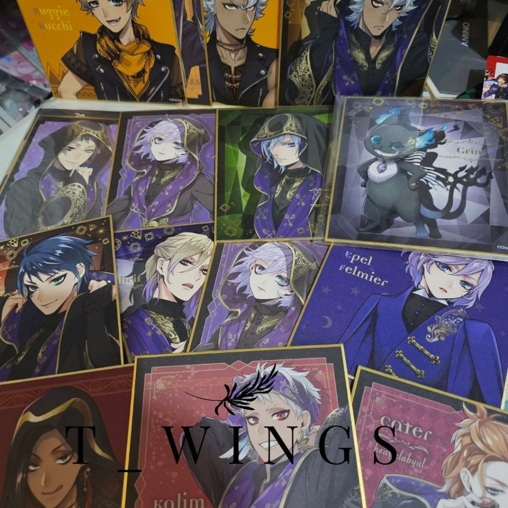 [ TWISTED ] Shikishi Twisted Wonderland / Card Paper Pajangan Twisted Wonderland