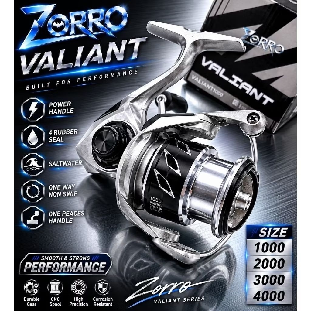 Reel zorro valiant Sw power handle