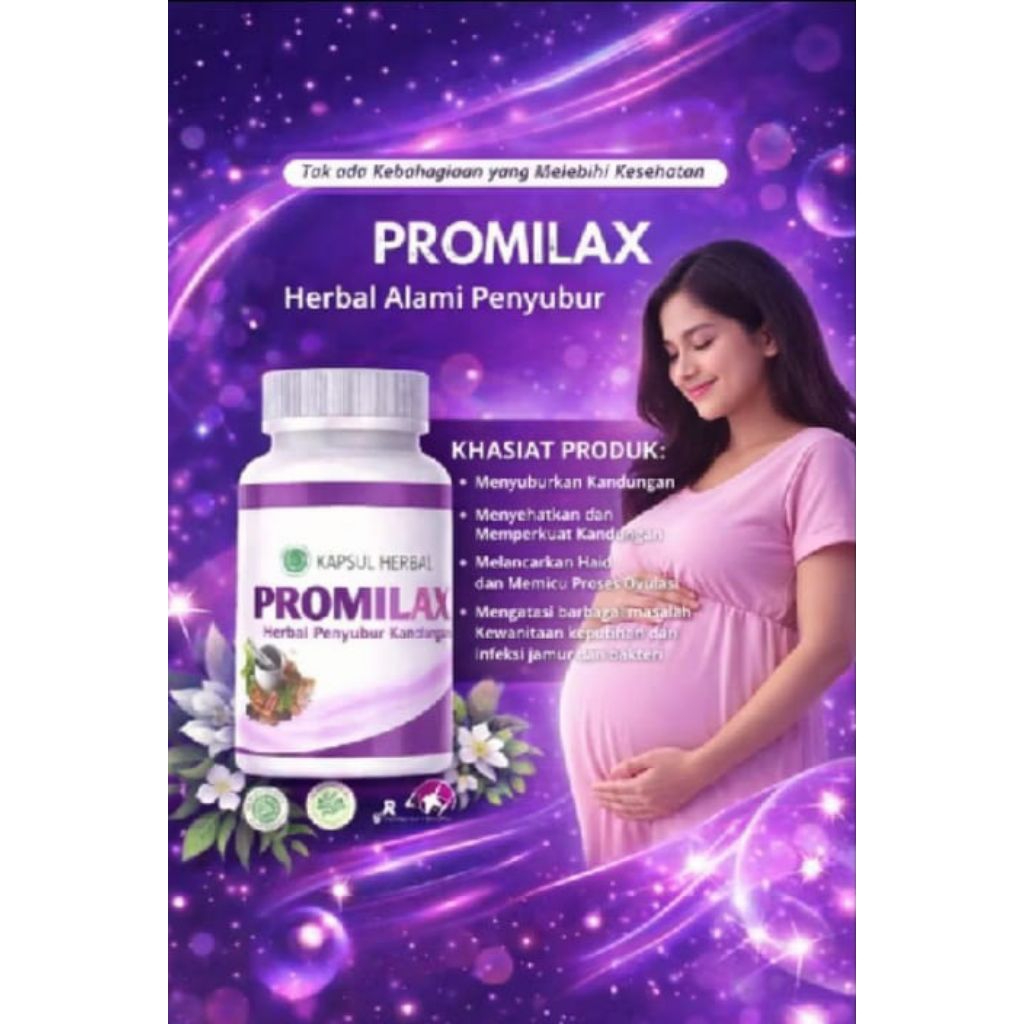 100% HERBAL KAPSUL PROMILAX  PENYUBUR KANDUNGAN CEPAT HAMIL AMPUH, obat penyubur kandungan cepat ham