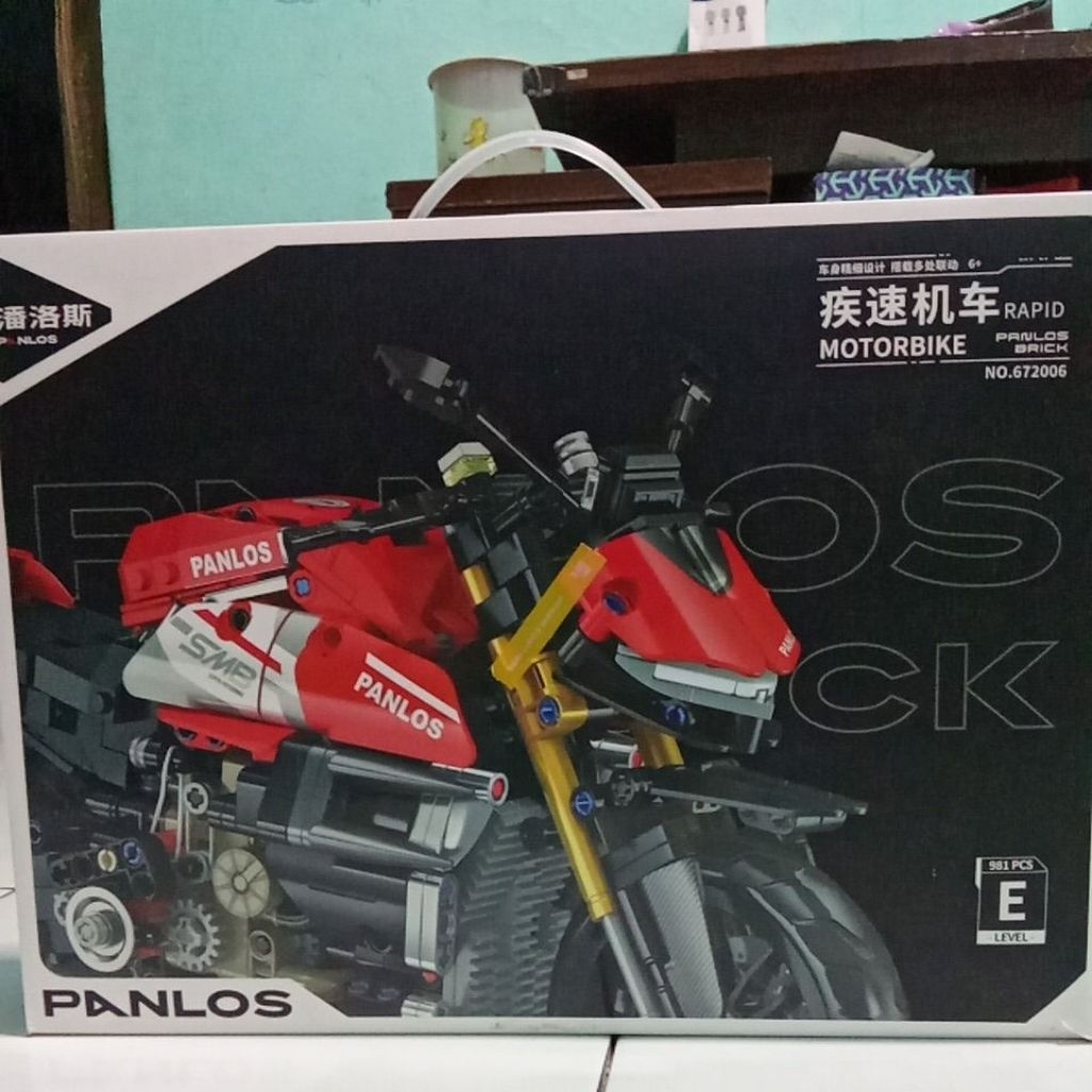 Lego Mainan Motorbike Panlos