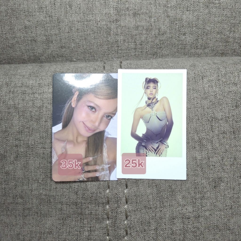 photocard pc blackpink lisa lalisa deadline album weverse pink version