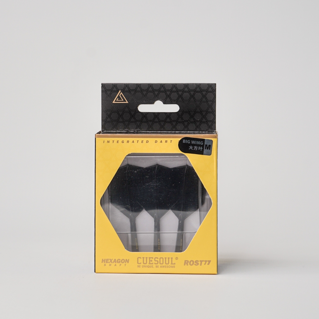 CUESOUL INTEGRATED DART FLIGHT ROST77 BIG WING SIZE M