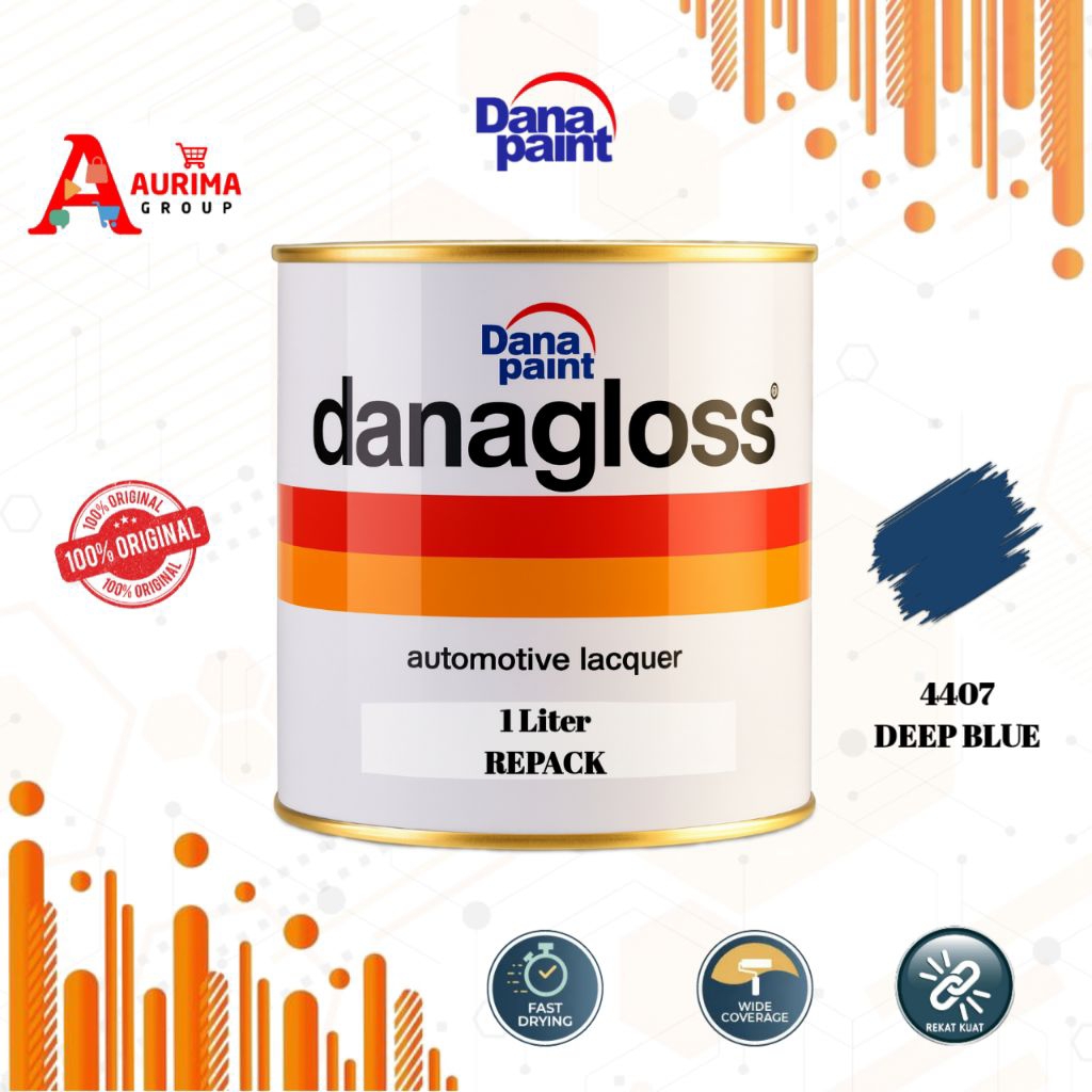 CAT DUCO CAT MOBIL DANAGLOSS SOLID DEEP BLUE-4407 REPACK